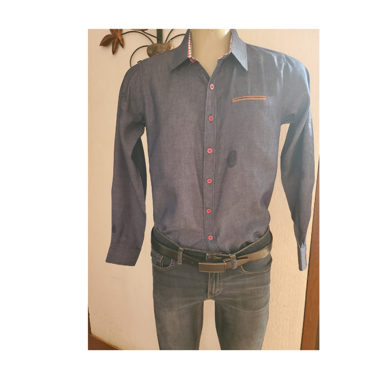 Camisa manga larga (algodón) RC102